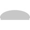 Ekena Millwork Elliptical Smooth Architectural Grade PVC Combination Pediment, 74"W x 25-3/8"H x 2-3/4"P PEDPC074X255ELL00 - alternate 3